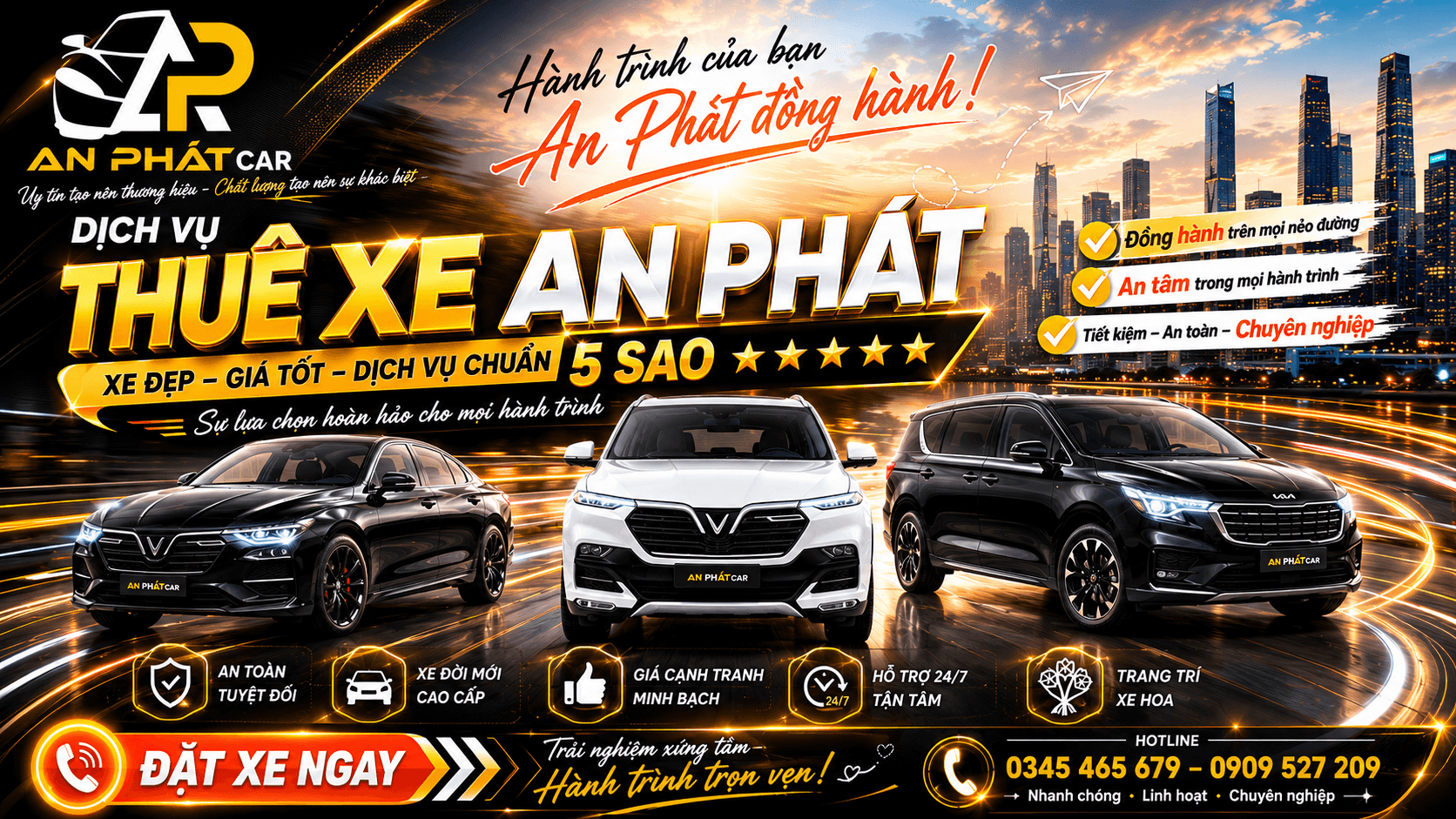 Dịch vụ thuê xe An Phát